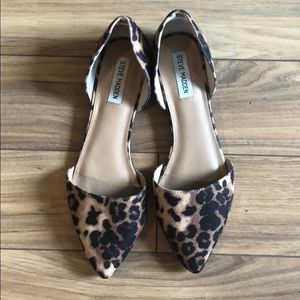 Steve Madden Genius D’Orsay Leopard Flat Size 10